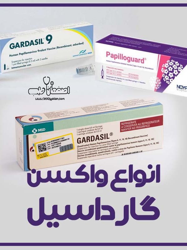 انواع واکسن گارداسیل