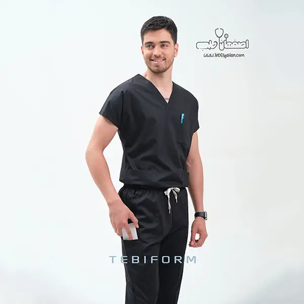 اسکراب مردانه رنگ مشکی 1