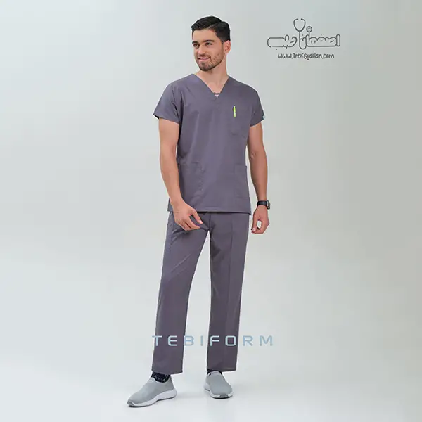 اسکراب مردانه رنگ طوسی 1