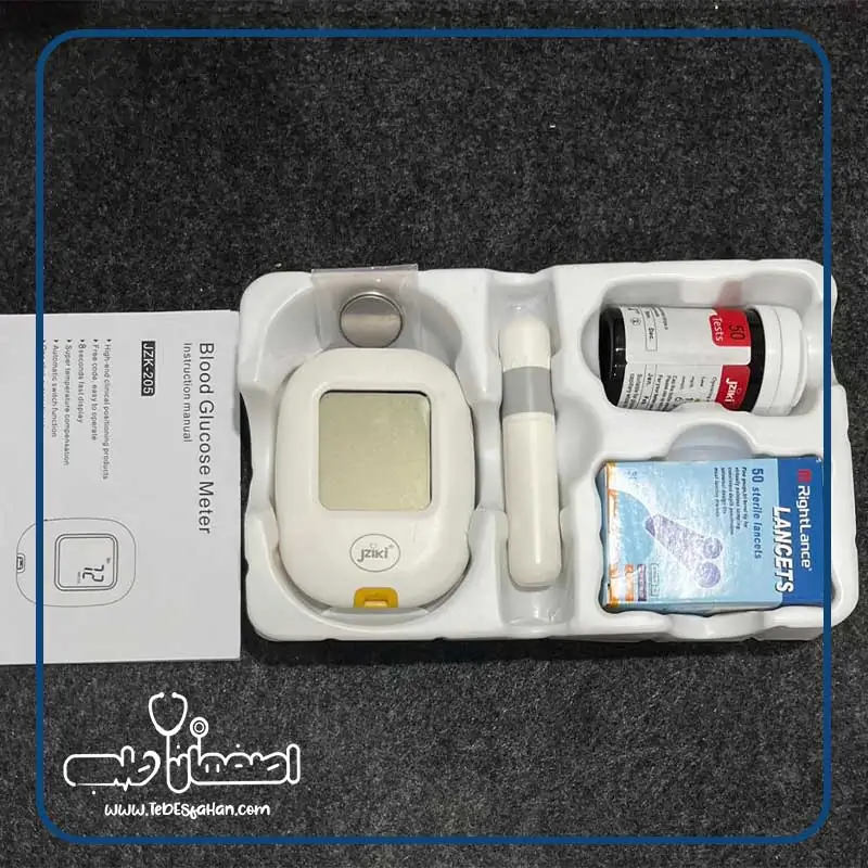دستگاه تست قند خون مدل JZIKI205 - Image 3