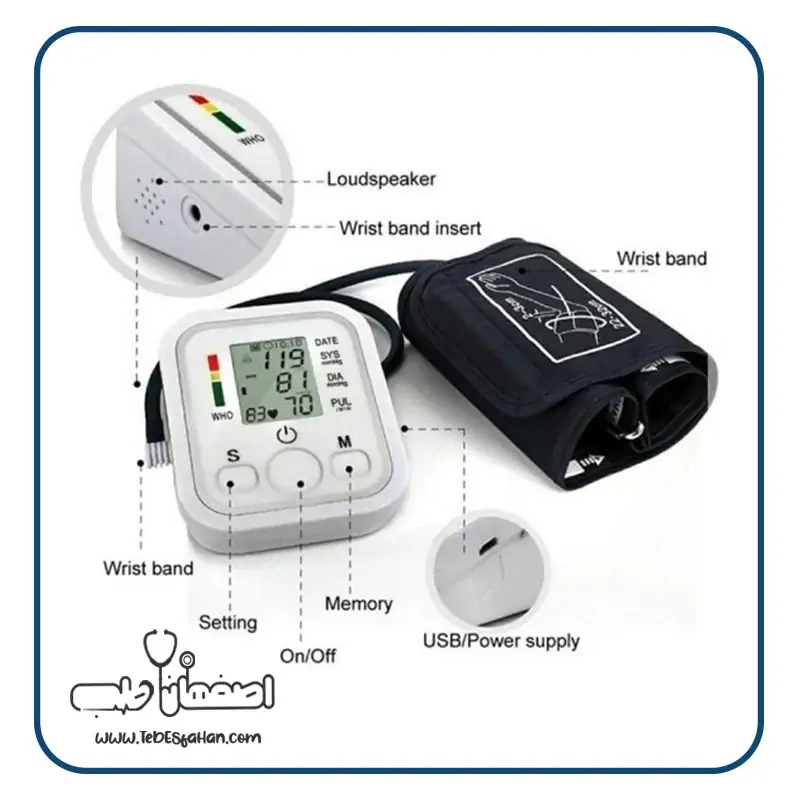 فشارسنج سخنگو فارسی آرم استایل اورجینال - Image 3